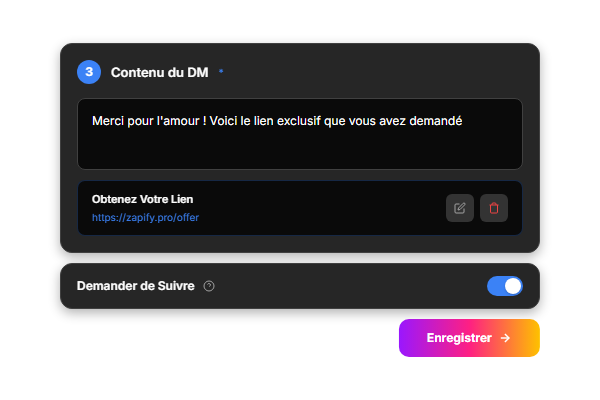 Automatiser la réponse