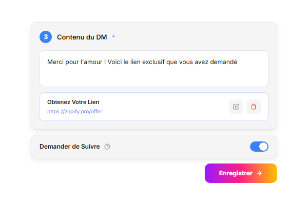 Automatiser la réponse