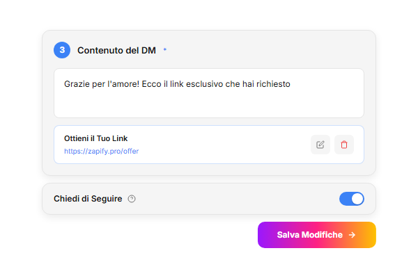Automatizza la Risposta