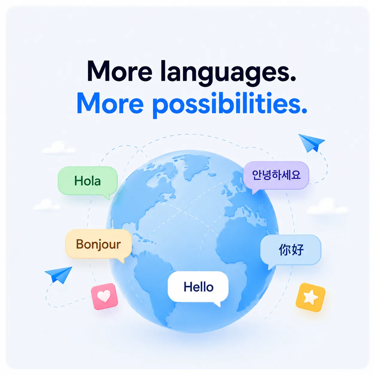 Language Support: Reply across supported languages. Keep messages clear for more of your audience.