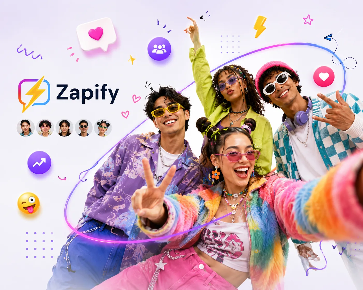 Zapify FAQ interface showing frequently asked questions - slide 5